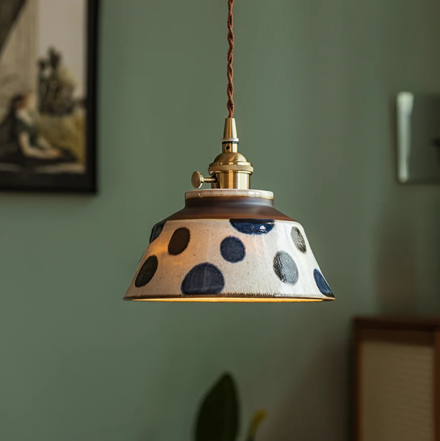 Ronja | Hand-Painted Ceramic Pendant Light