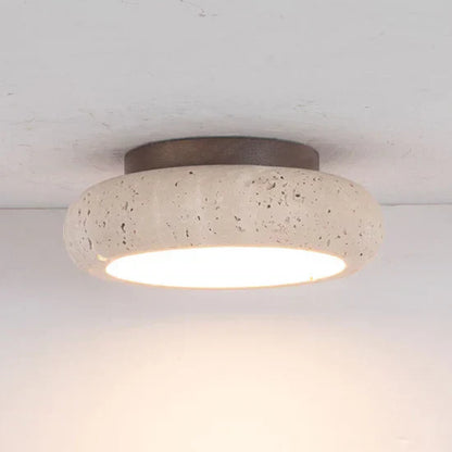 Rava Travertine Retro Ceiling Lamp