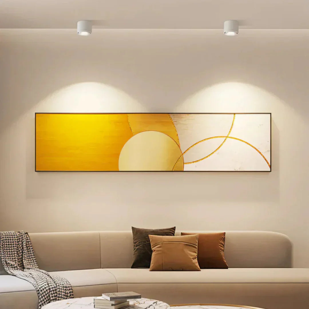 Selas Minimalist LED Ceiling Lamp | 360° Rotatable Design