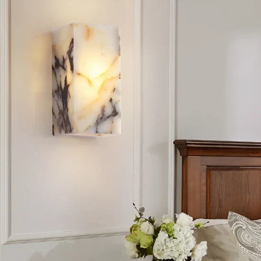 Xera Luxury Marble Natural Stone Wall Lamp