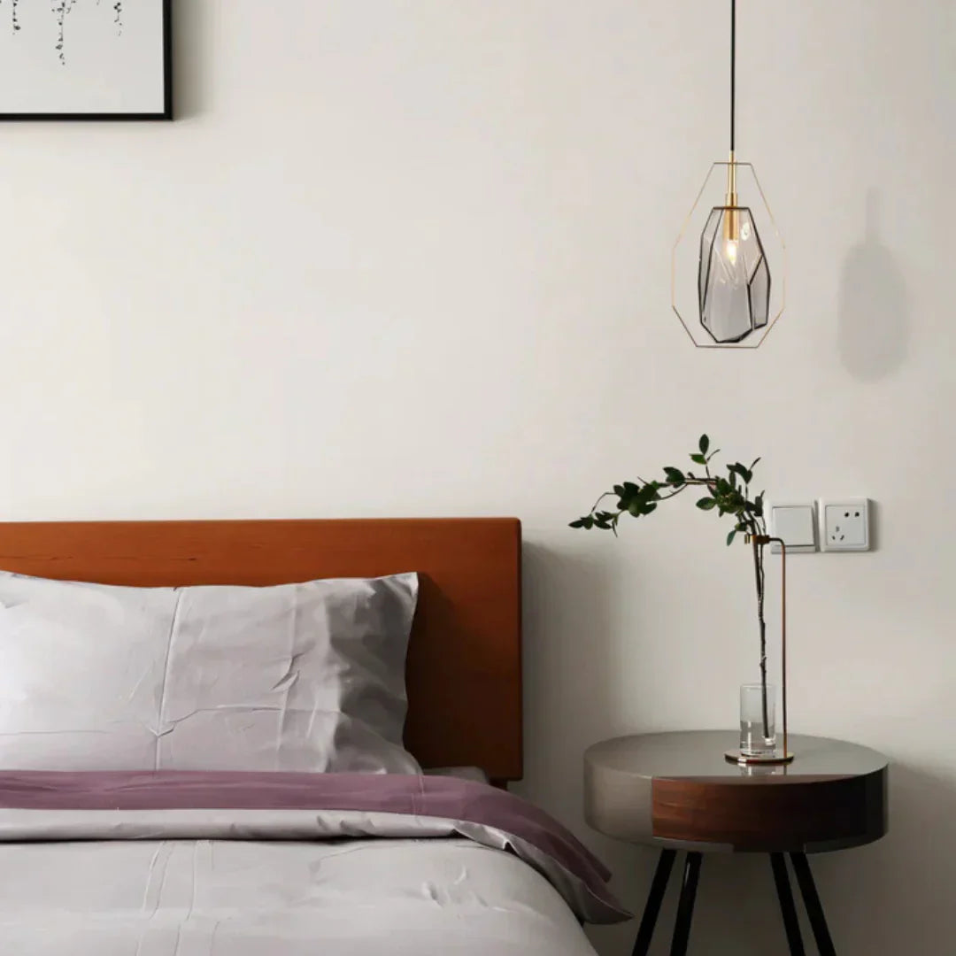Flavia Minimalist Glass Pendant Lamp