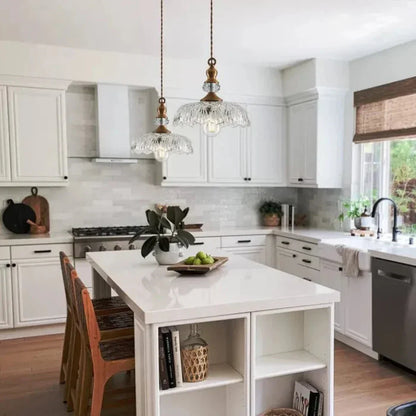 Aelius Stylish Retro Glass Pendant Lamp