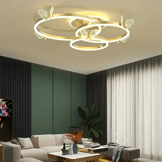 Butterfly LED Ceiling Lamp in Butterfly Design