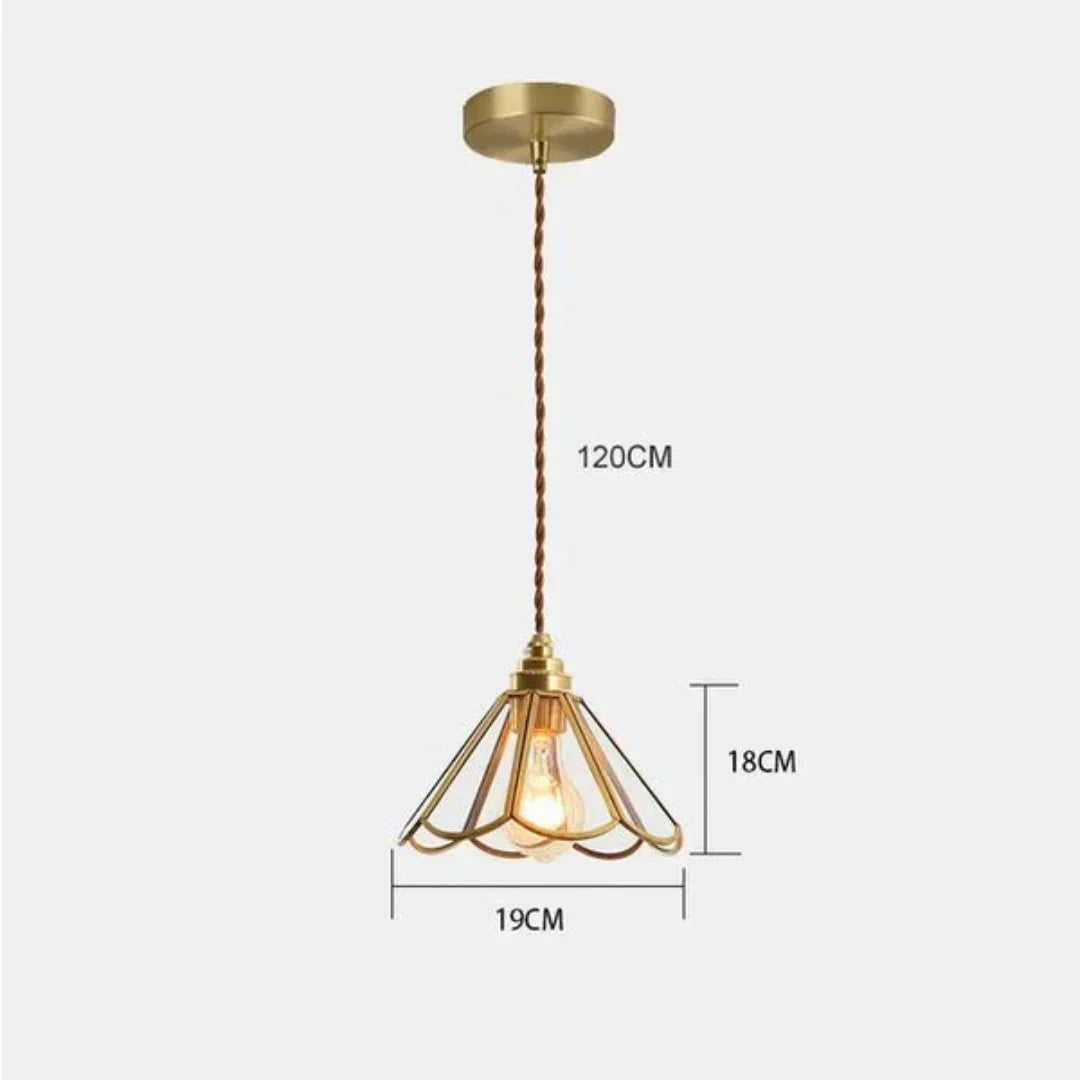 Brivon Design Hanging Lamp Stained Glass