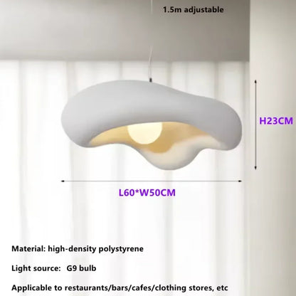 Melistara Wabi Sabi Nordic LED Pendant Lamp for Bedroom, Dining Table, and Café