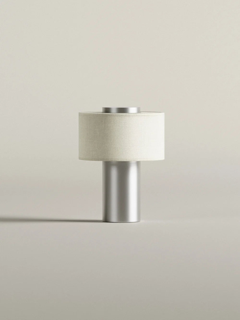 Strata Portable Lamp | Satin Aluminium - 9.5" / 24cm