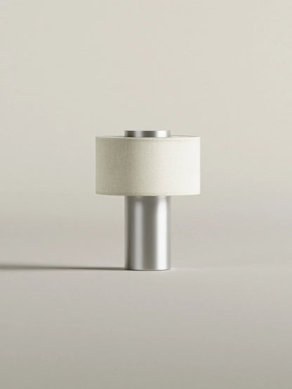 Strata Portable Lamp | Satin Aluminium - 9.5" / 24cm