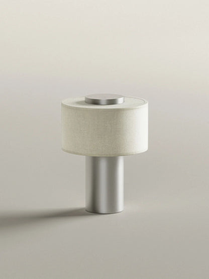 Strata Portable Lamp | Satin Aluminium - 9.5" / 24cm