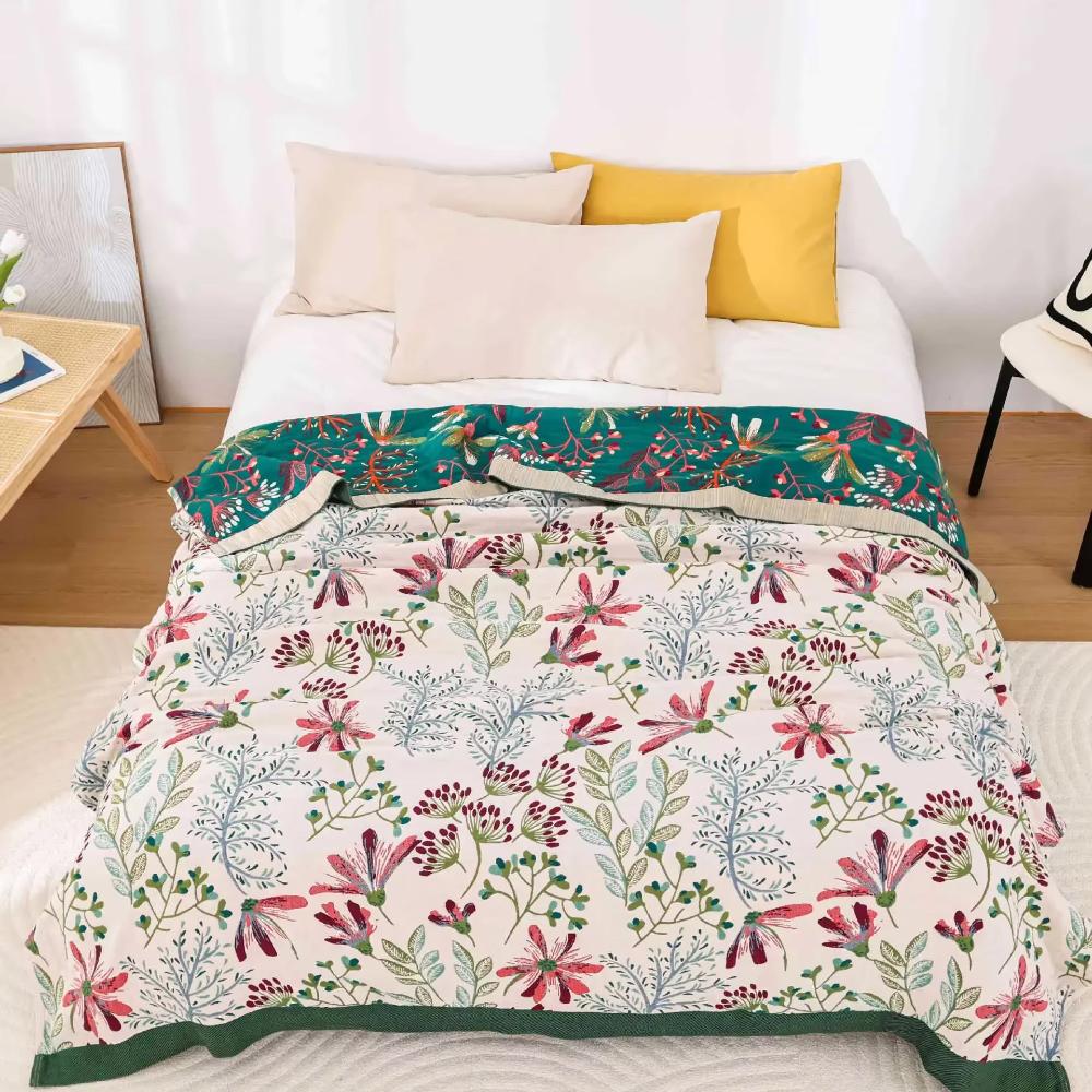 Wildflower Whisper Cotton Blanket