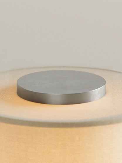 Strata Portable Lamp | Satin Aluminium - 9.5" / 24cm