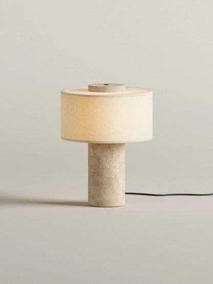 Strata Large Lamp | Travertine 13.5" / 35cm
