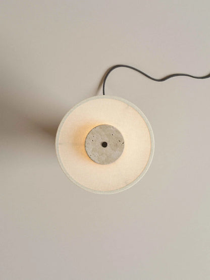 Strata Large Lamp | Travertine 13.5" / 35cm