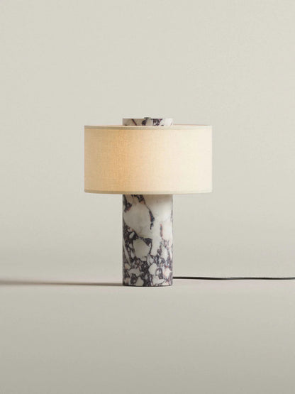 Strata Large Lamp | Calacatta Viola 13.5" / 35cm