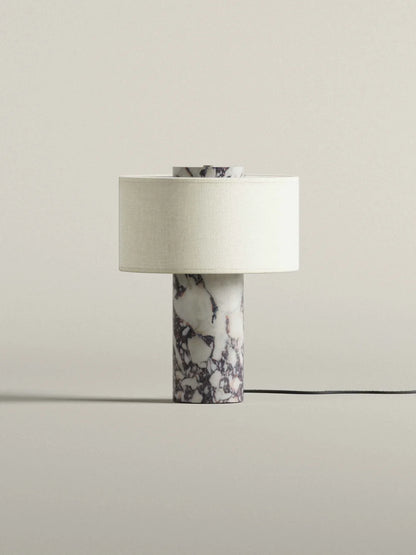 Strata Large Lamp | Calacatta Viola 13.5" / 35cm