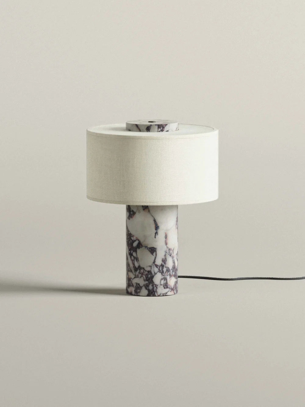 Strata Large Lamp | Calacatta Viola 13.5" / 35cm