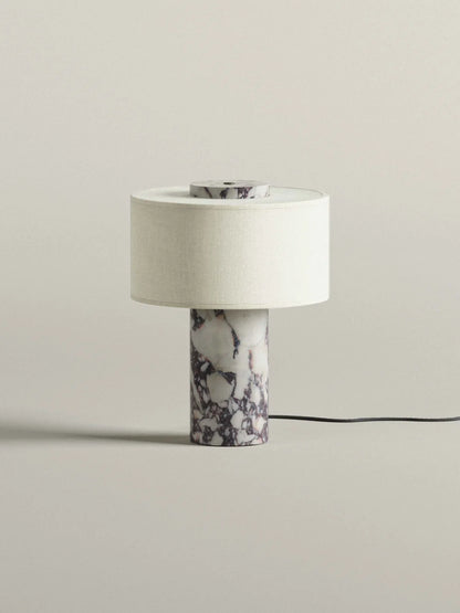 Strata Large Lamp | Calacatta Viola 13.5" / 35cm