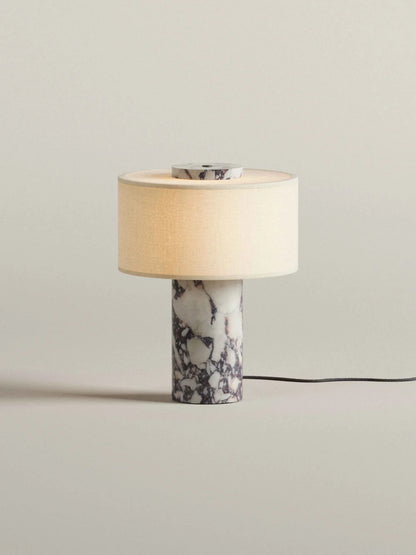 Strata Large Lamp | Calacatta Viola 13.5" / 35cm