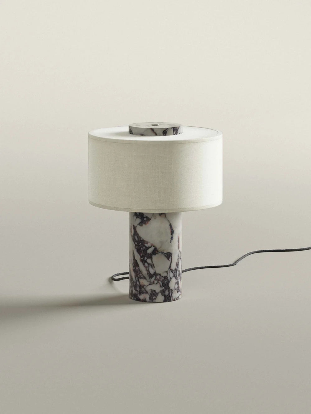 Strata Large Lamp | Calacatta Viola 13.5" / 35cm