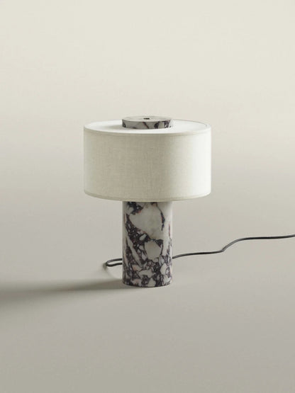 Strata Large Lamp | Calacatta Viola 13.5" / 35cm