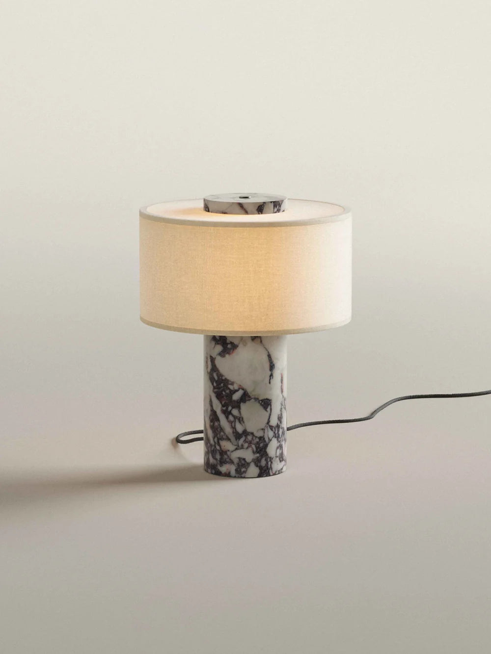 Strata Large Lamp | Calacatta Viola 13.5" / 35cm