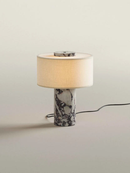 Strata Large Lamp | Calacatta Viola 13.5" / 35cm