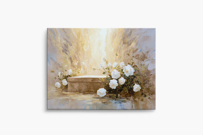 The Rose of His Resurrection | Canvas