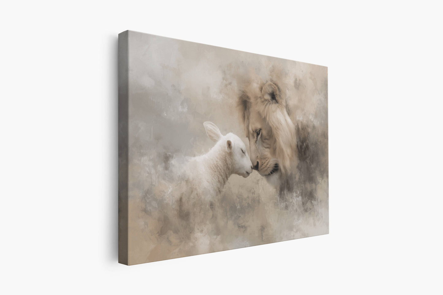 Lion & Lamb | Canvas
