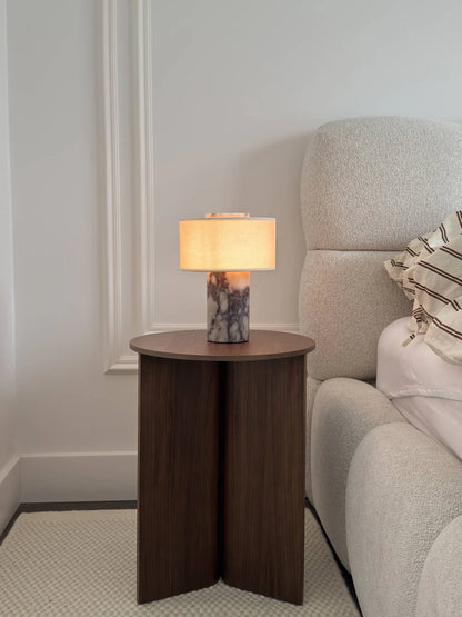 Strata Portable Lamp | Calacatta Viola - 9.5" / 24cm