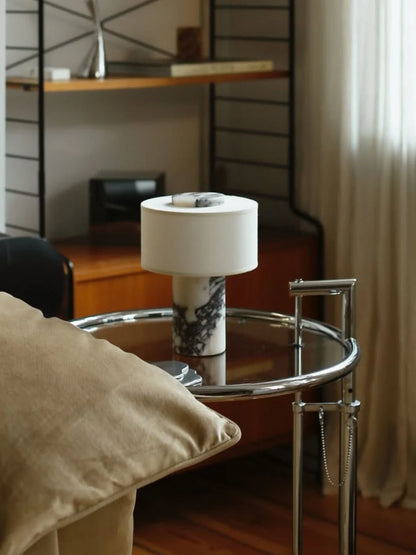 Strata Portable Lamp | Calacatta Viola - 9.5" / 24cm