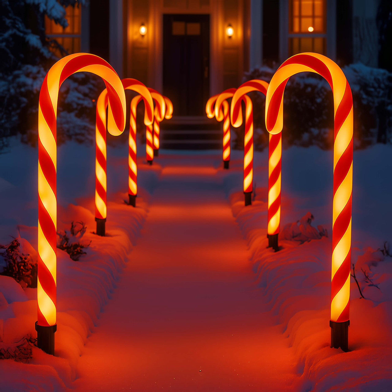 Twinkling Tree Candy Cane by Montavio Home