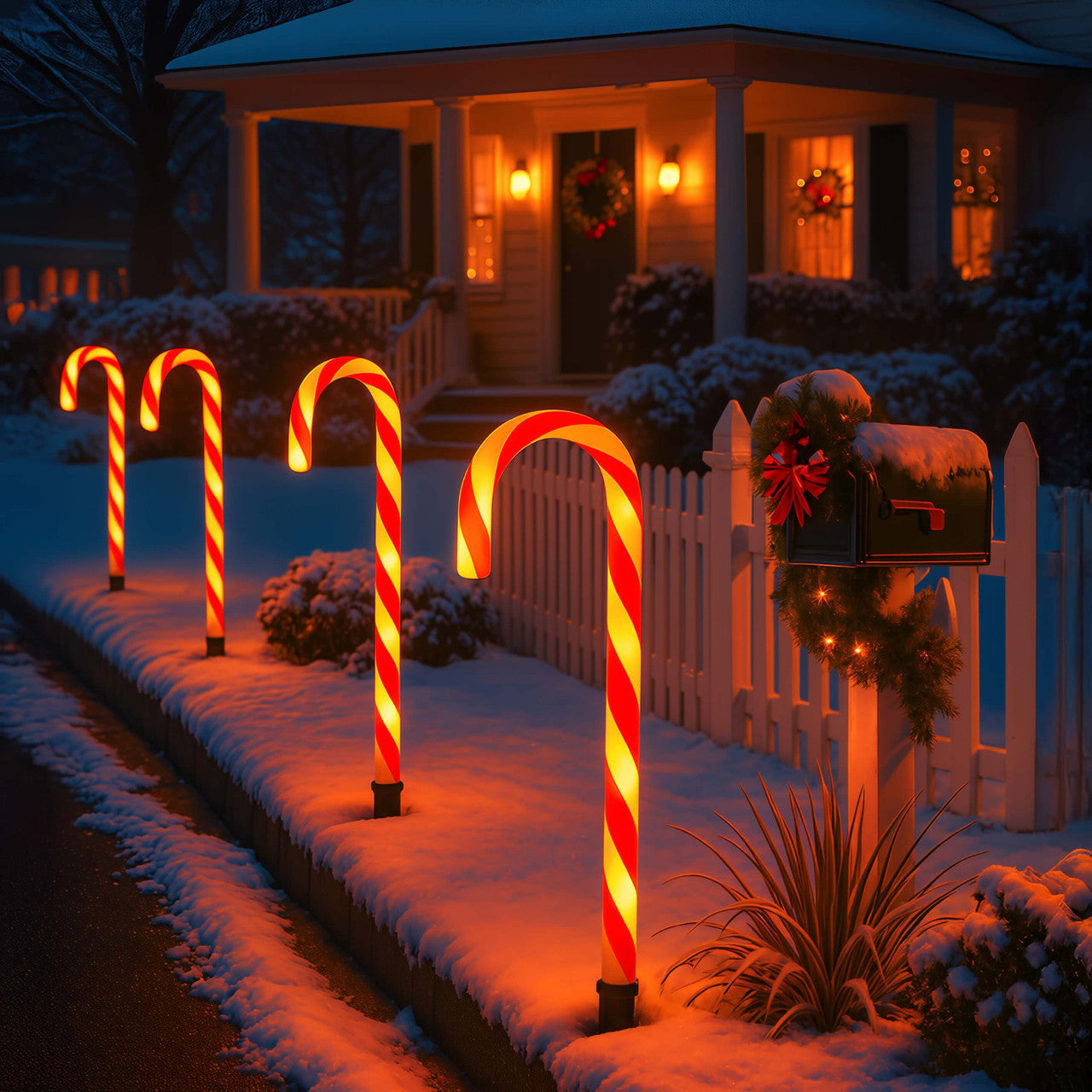Twinkling Tree Candy Cane by Montavio Home