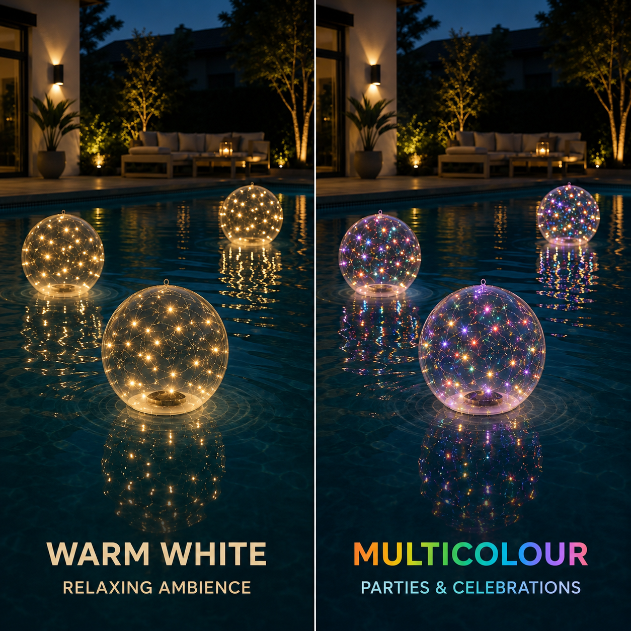 StellarOrb Floating Solar Light