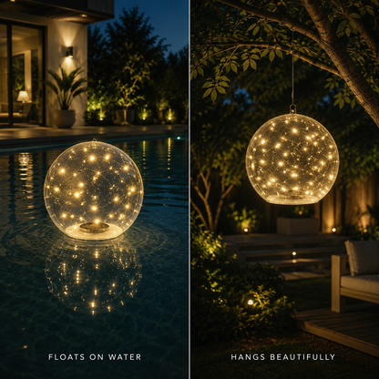 StellarOrb Floating Solar Light