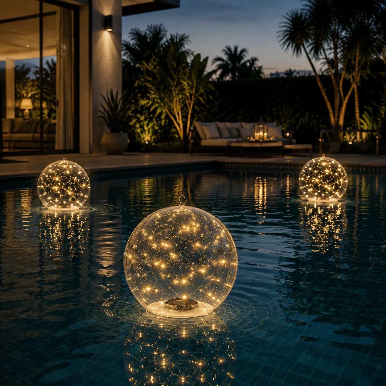StellarOrb Floating Solar Light
