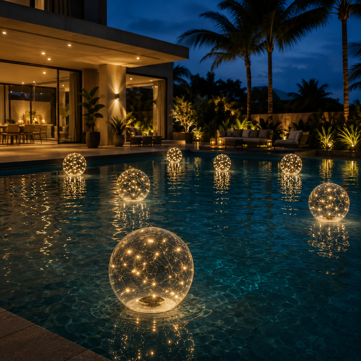 StellarOrb Floating Solar Light