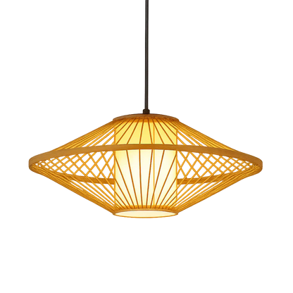 Amethyst Japanese Bamboo Pendant Lamp