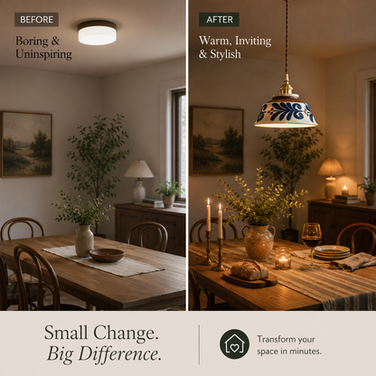 Ronja | Hand-Painted Ceramic Pendant Light