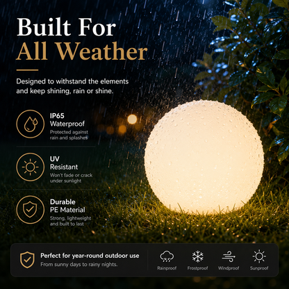 Spherical Garden Light
