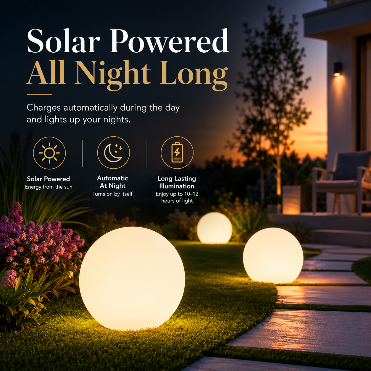 Spherical Garden Light