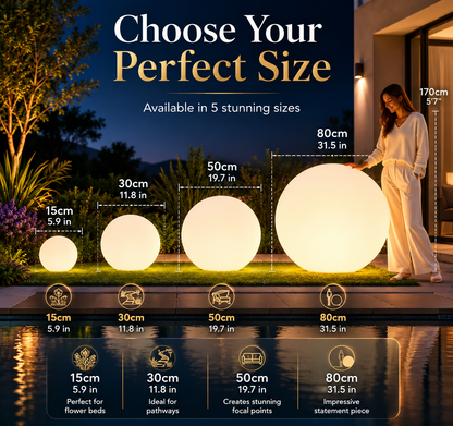 Spherical Garden Light