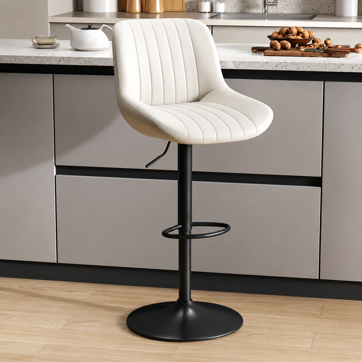 Leather Barstool