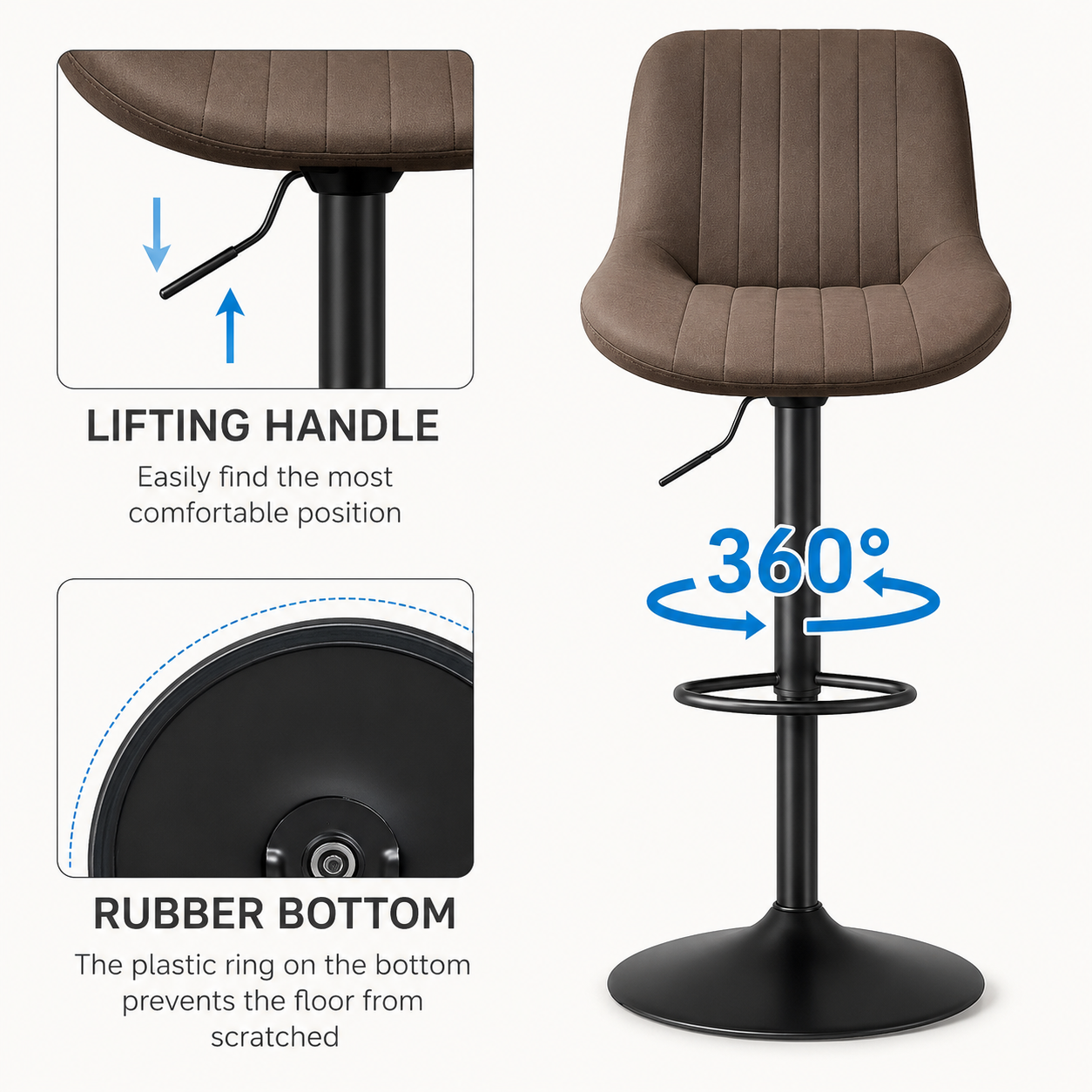 Leather Barstool