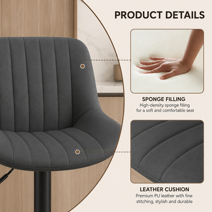 Leather Barstool