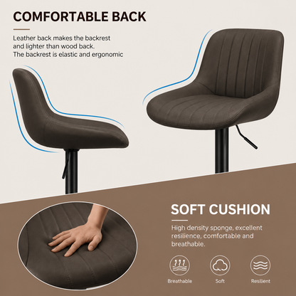 Leather Barstool