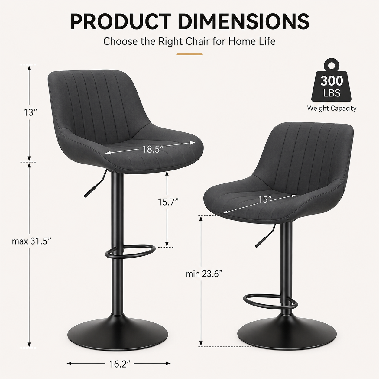 Leather Barstool