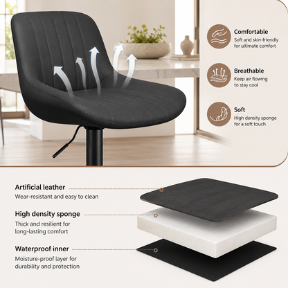 Leather Barstool