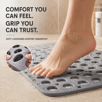 Casa & Beyond | Secure Shower Mat | Non-Slip & Antibacterial