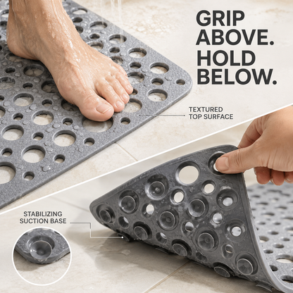 Casa & Beyond | Secure Shower Mat | Non-Slip & Antibacterial