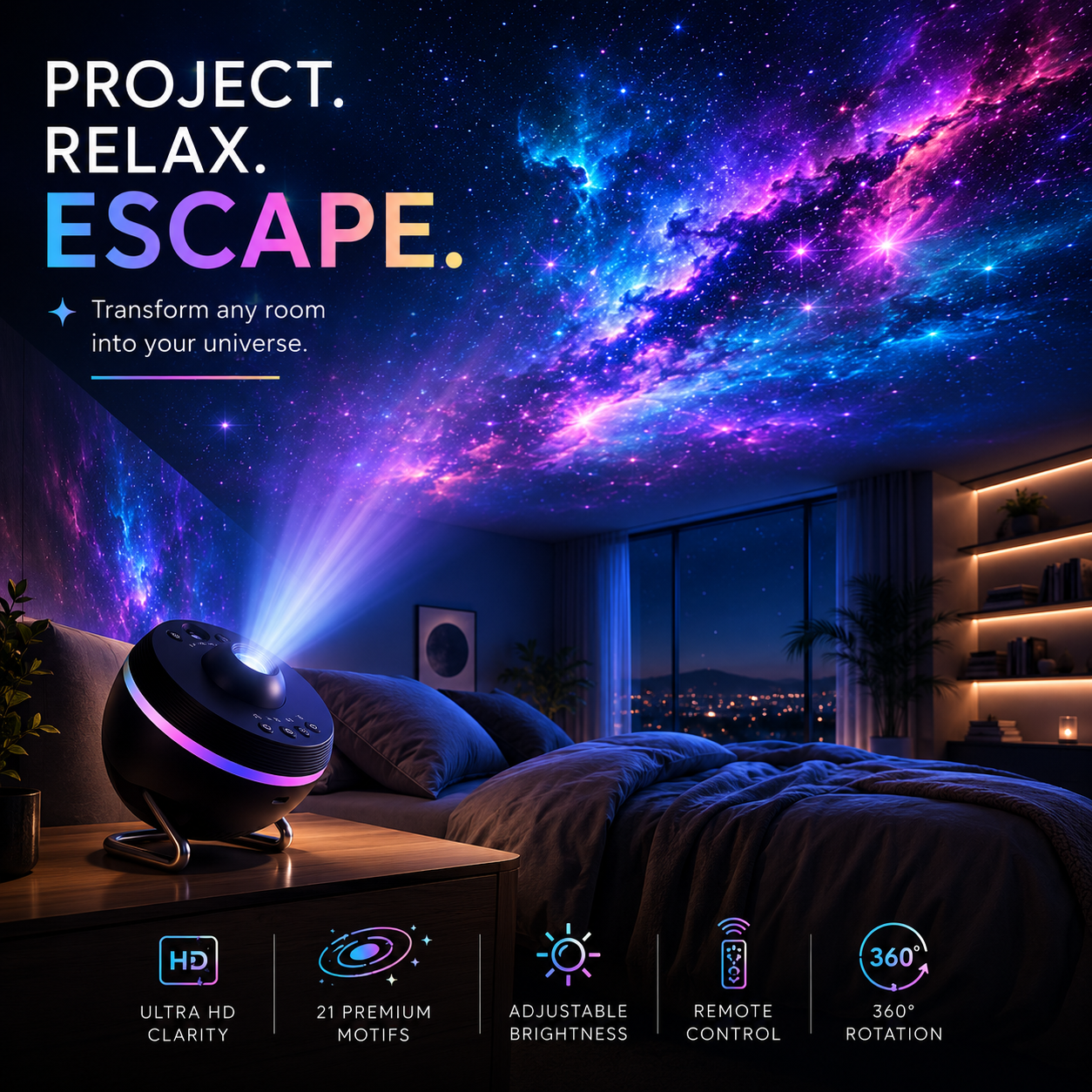 PRO Ultra HD Space Projector