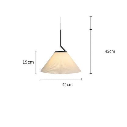 Soralia Scandinavian Pendant Lamp with Folded Design